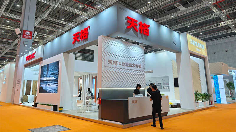 重磅開幕：天格地暖實木地板聯袂TECLIC參加第26屆地材展